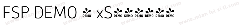 FSP DEMO - xS字体转换